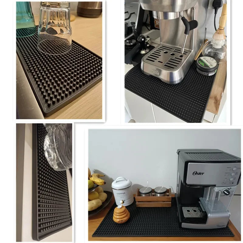 100% Rubber Coffee Mat