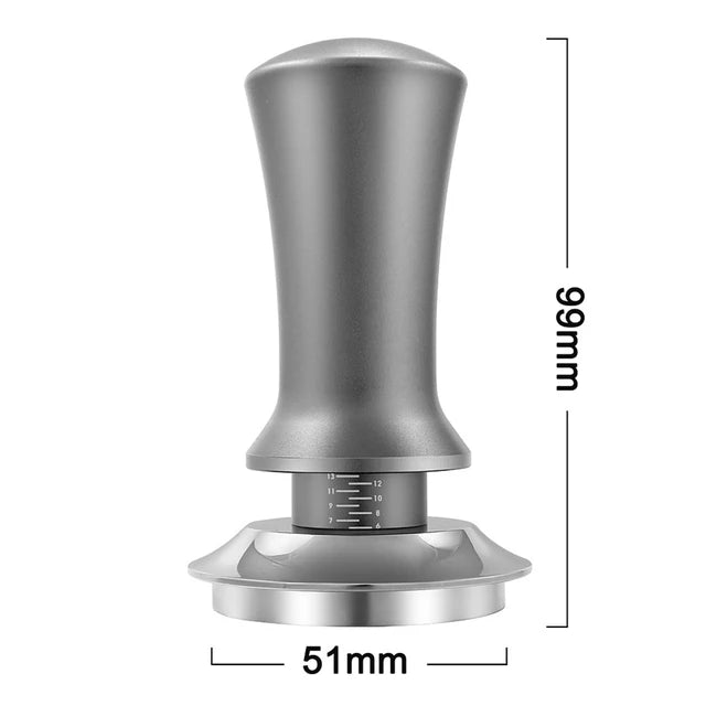 51mm silver constant pressure coffee tamper