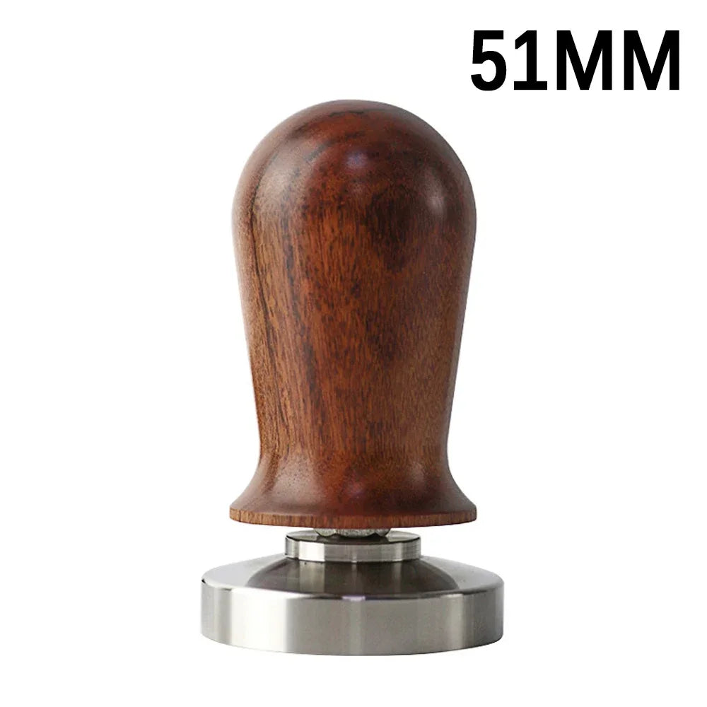 51mm wooden handle calibrated coffee tamper