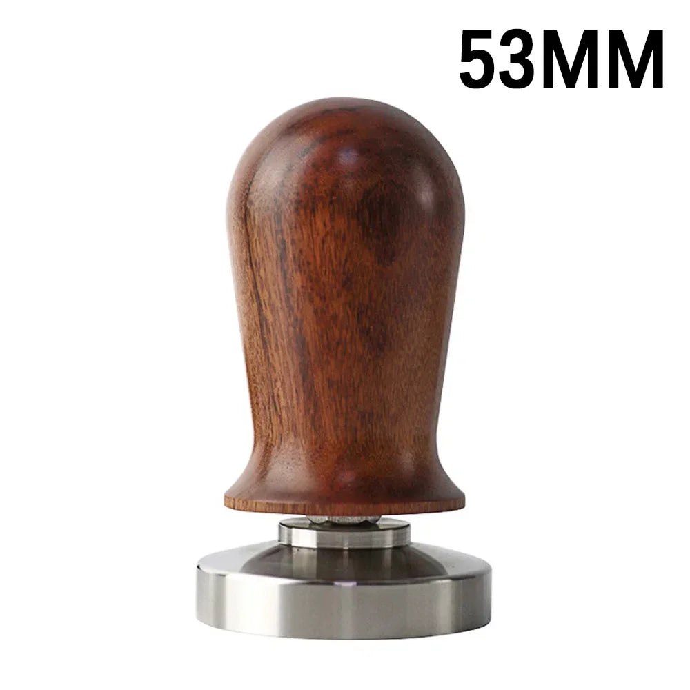 53mm wooden handle calibrated coffee tamper
