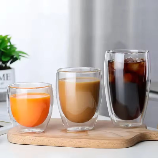 80ml-450ml Double Wall Espresso Glasses
