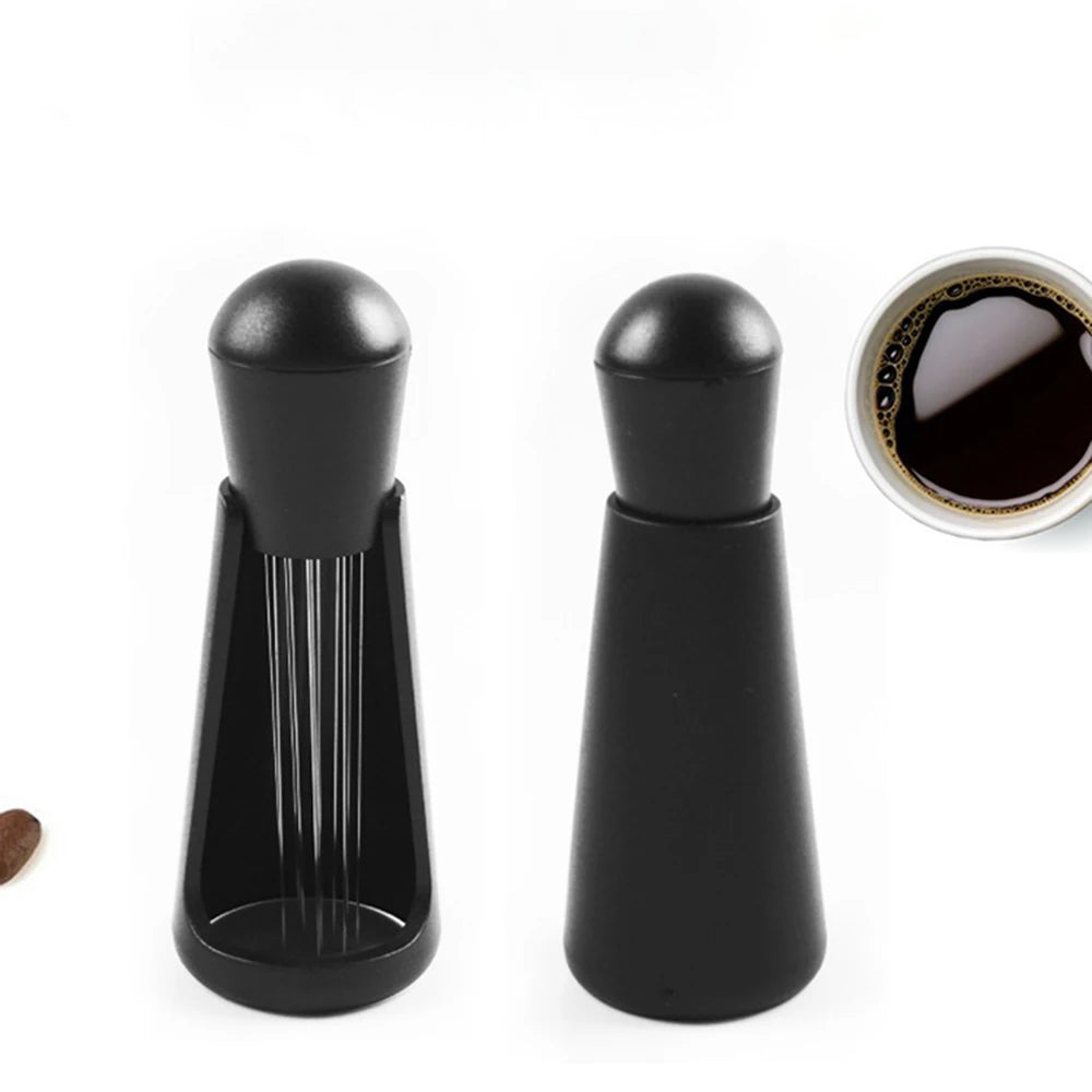 Black Coffee Needle Distributor With Holder
