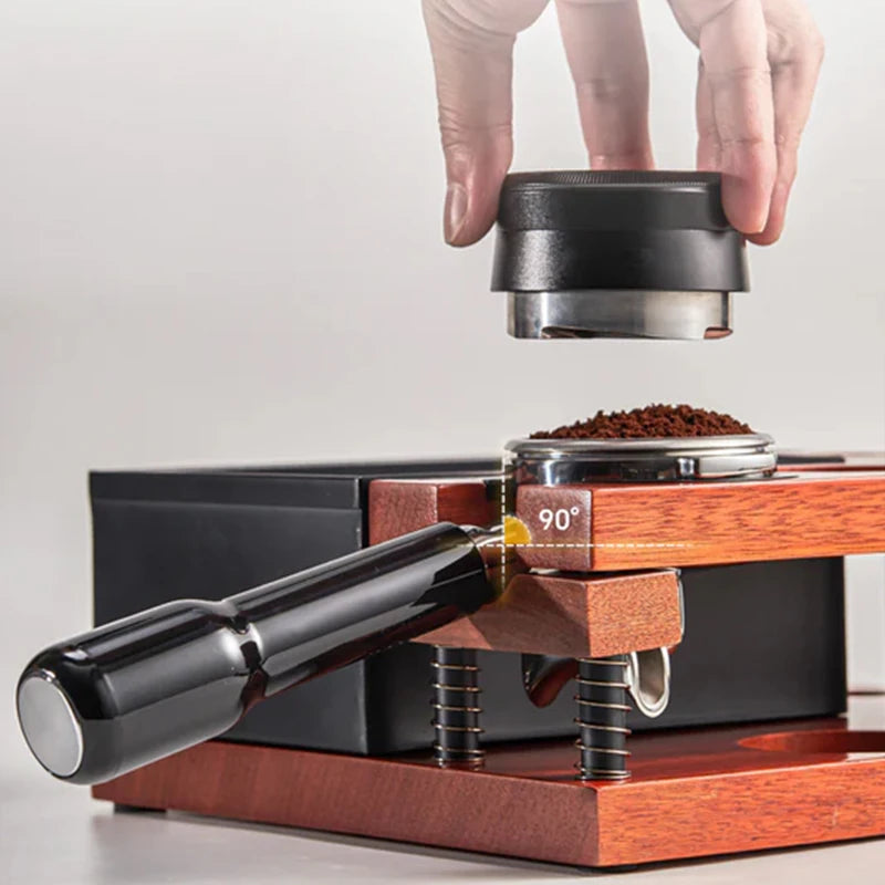 Coffee station portafilter holder