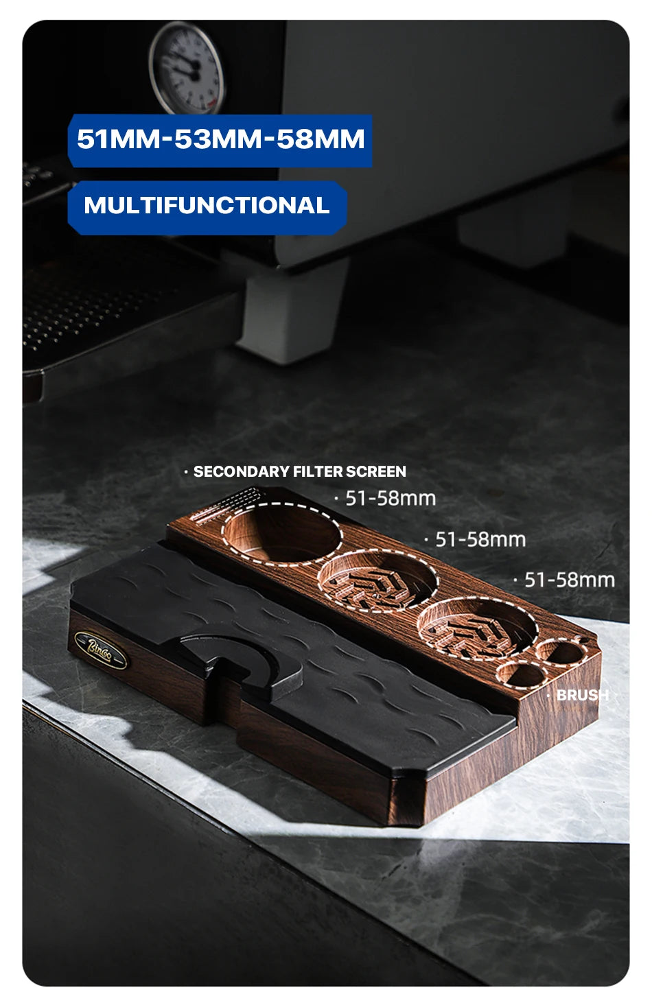 Dimensions Coffee tool holder