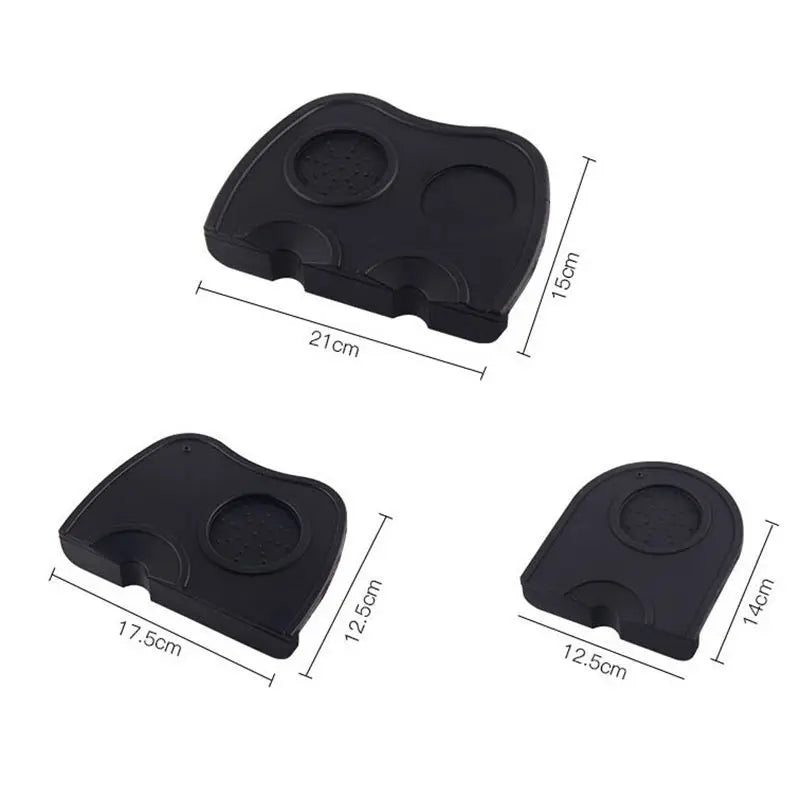 Dimensions for coffee tamping mats