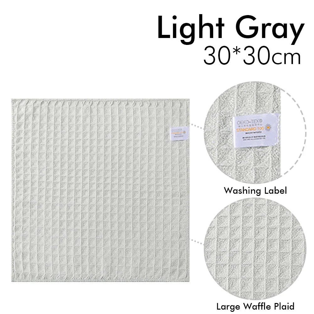 Light grey waffle coffee cleaning cloth