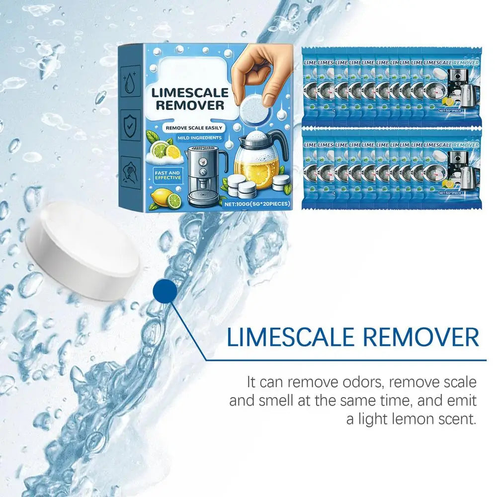 Limescale remover cleaning tablets