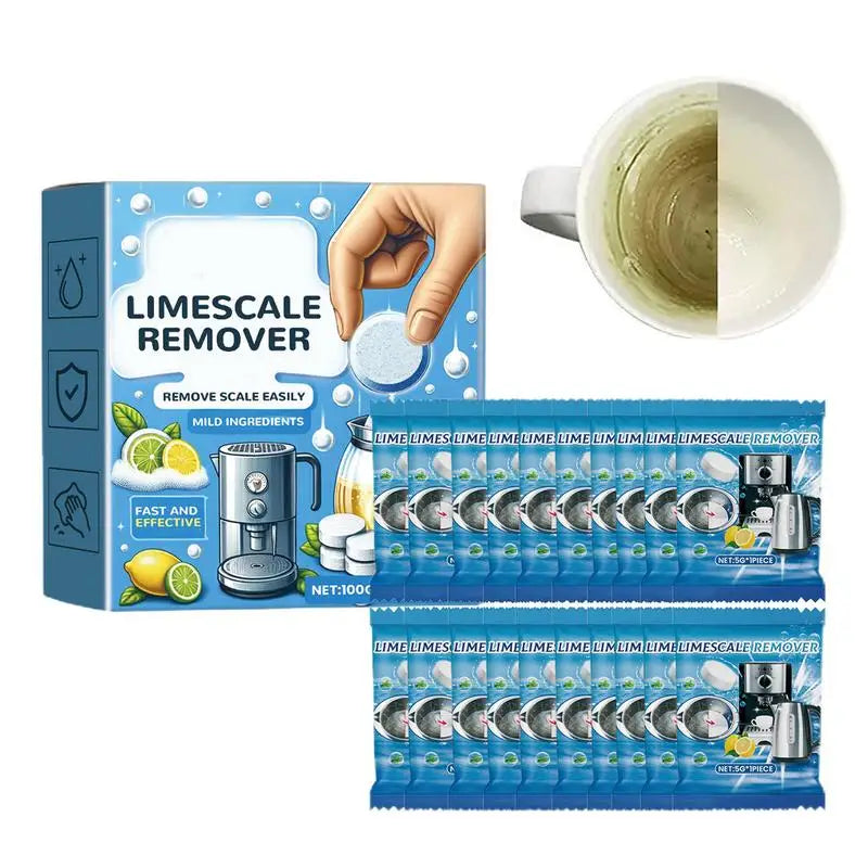 Odour-Free Coffee Machine Descaling and Cleaning Tablets