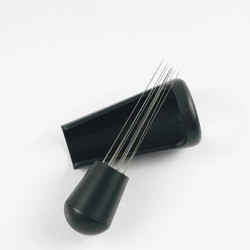 Open coffee needle distributor