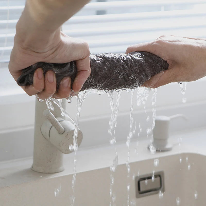 Resusable microfiber coffee cleaning cloth
