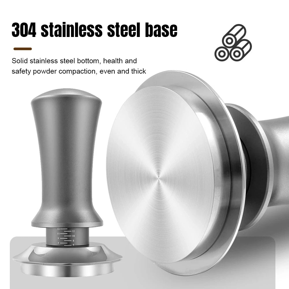 Stainless steel flat base of coffee tamper