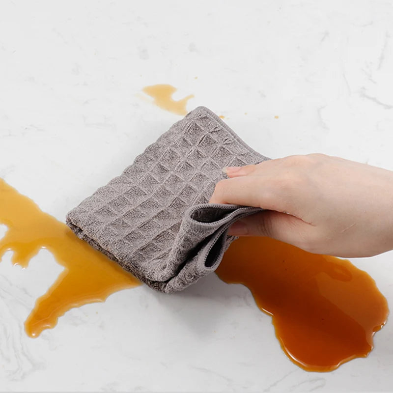 Super absorbent coffee barista cleaning cloths