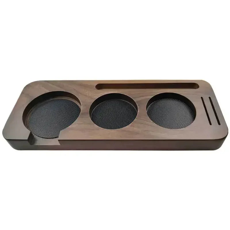 Walnut Coffee Tamper Station
