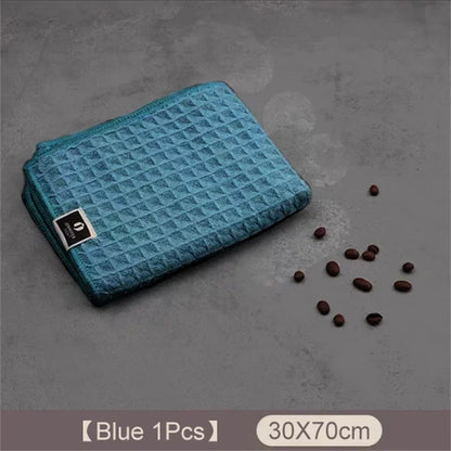 30x70cm Blue Barista Cleaning Towel