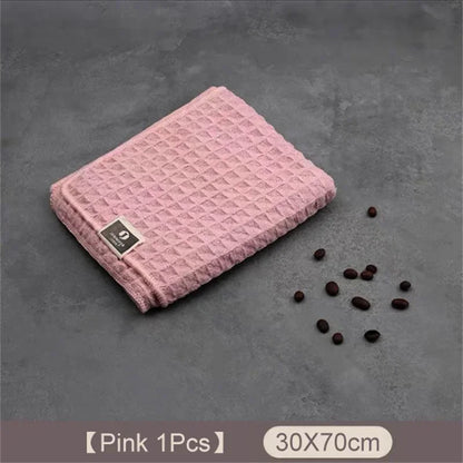 30x70cm Pink Barista Cleaning Cloth