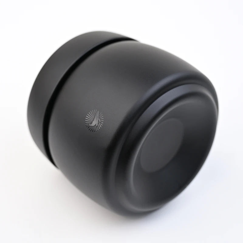 400ml Black Stainless Steel Airtight Vacuum Sealed Coffee Container Storage Canister