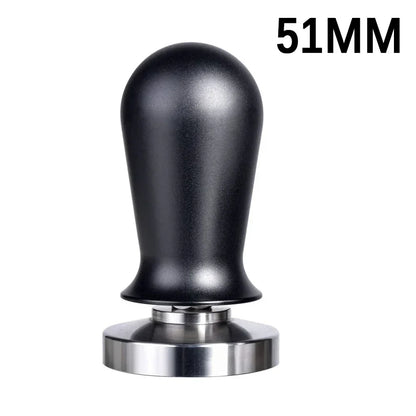 51mm black handle calibrated coffee tamper