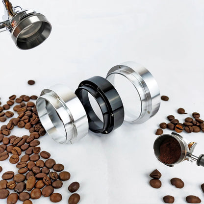 Different sized magnetic coffee dosing rings