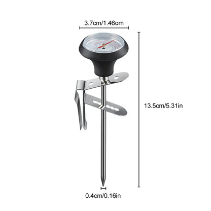 Dimensions of coffee milk thermometer