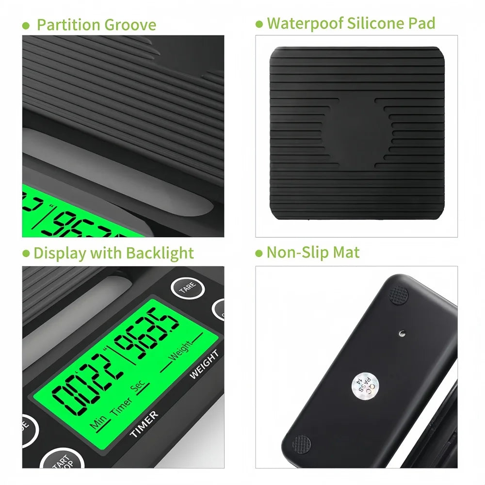 Features of the digital coffee scale