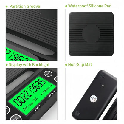 Features of the digital coffee scale