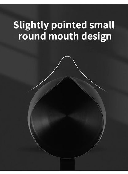 Slightly pointed small round mouth design coffee jug
