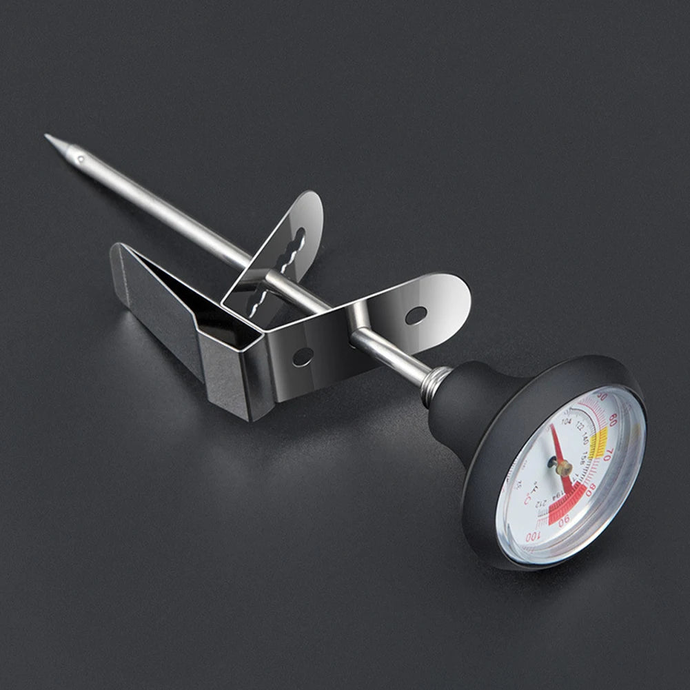 Stainless Steel Coffee Milk Frothing Thermometer With Silicone Top