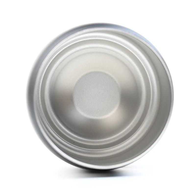 Stainless steel interior of the airtight vacuum sealed coffee canister
