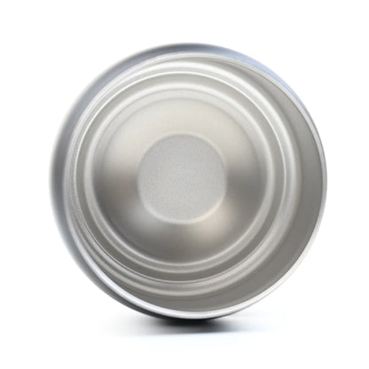 Stainless steel interior of the airtight vacuum sealed coffee canister